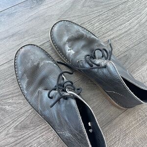 Aldo Men's Gray Leather Chukka Boots